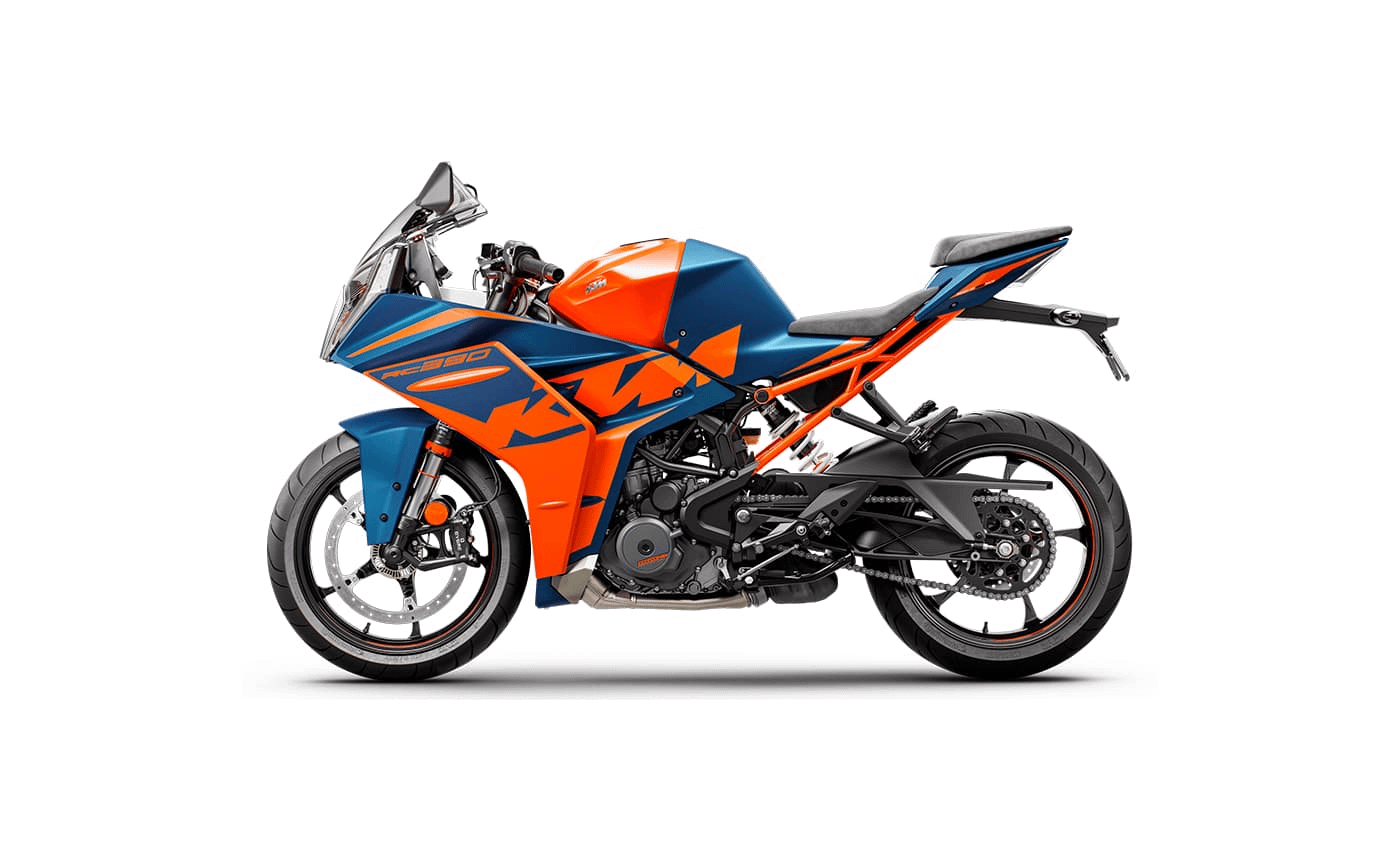 2022 KTM RC 390 Blue Orange Colourway